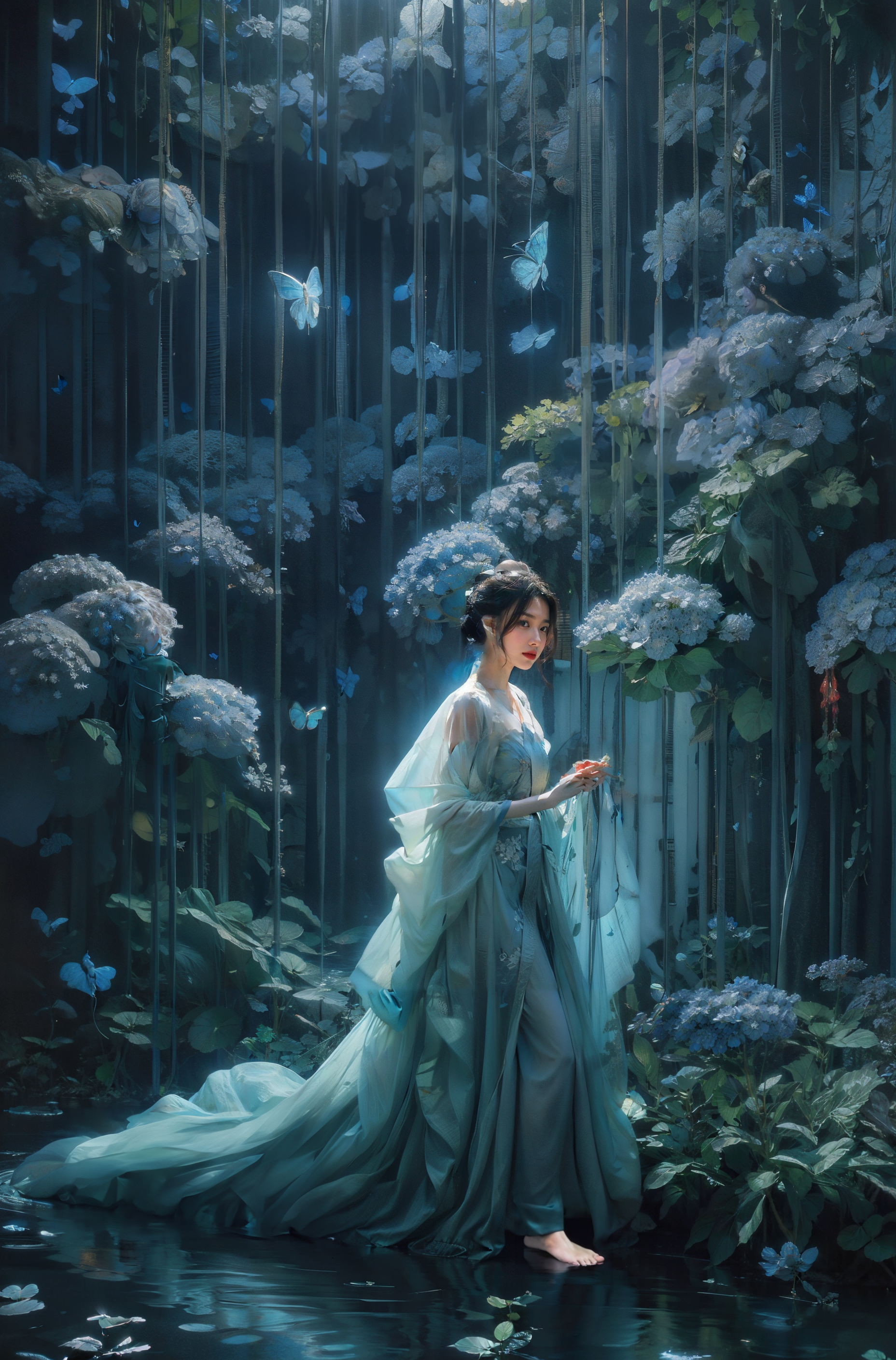 01065-3655624605-painting_ moonlight, woman wearing elegant kimono and walking with a lantern, in the style of peter mohrbacher, guo pei, intrica.png